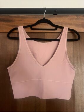 Lululemon Power Pivot Ribbed Luxtreme Tank Top In Pink Clay
